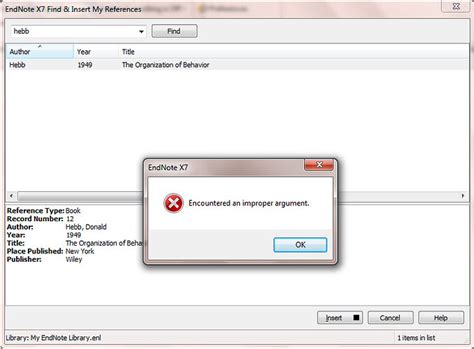 2014 Encountered an Improper Argument CRASH .